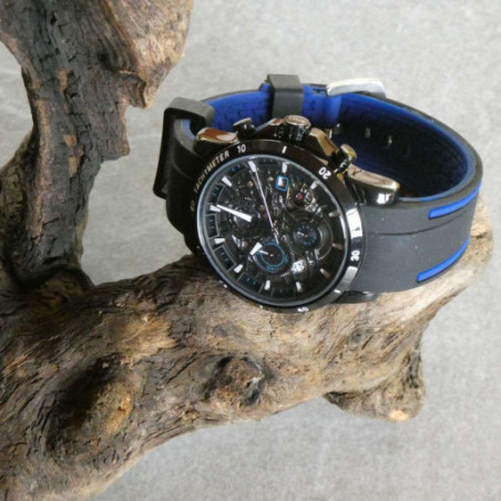 LIGE Herrenuhr mit Kautschuk Armband