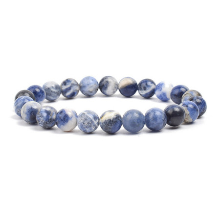 Bracciale in pietra naturale sodalite