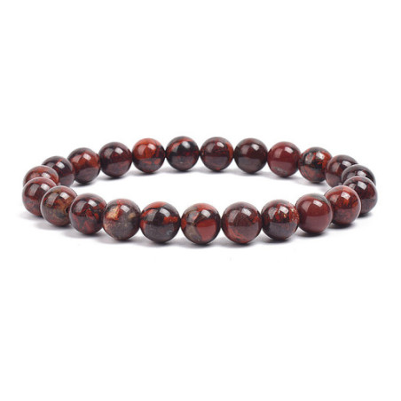Bracciale in pietra naturale bloodstone